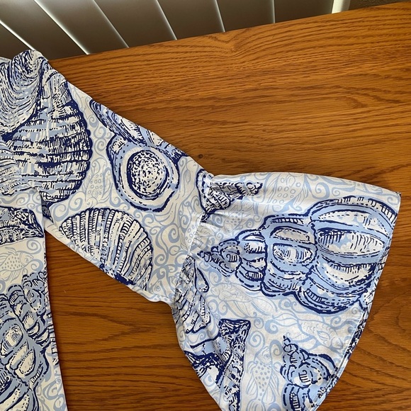 Lilly Pulitzer Matilda Silk Top Stuffed Shells Size XXS - Picture 8 of 16